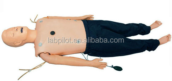 Maniquí de soporte vital avanzado para habilidades de emergencia completas y artículo de enseñanza de ECG