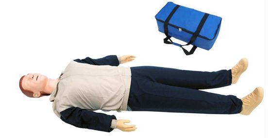 Gran pantalla táctil de primeros auxilios de enseñanza maniquí para el entrenamiento avanzado de RCP de cuerpo completo