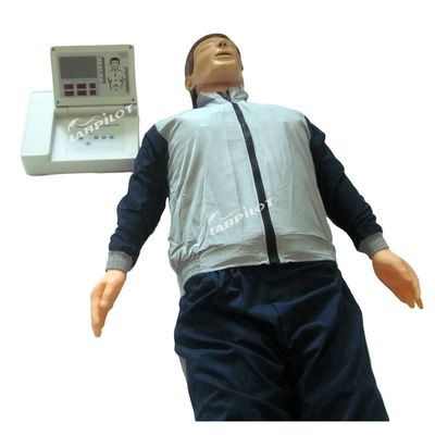 Maniquí humano realista modelo de enseñanza de reanimación de LCD grande para la capacitación de RCP de adultos
