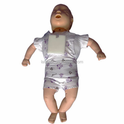 Muñeco de bebés de PVC avanzado con vívido Primeros auxilios modelo de obstrucción de las vías respiratorias del maniquí asfixiante infantil