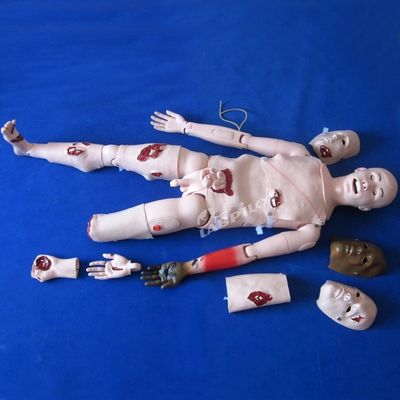Maniquí de entrenamiento para el cuidado de heridas para clínicas maniquí de enfermería profesional