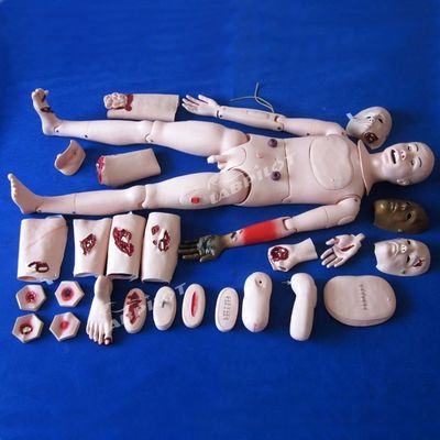 Maniquí de entrenamiento para el cuidado de heridas para clínicas maniquí de enfermería profesional