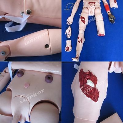 Maniquí de enfermería integral para el cuidado de traumas y tratamiento de heridas en tamaño de vida humana