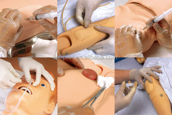 Modelo de entrenamiento de intubación para maniquí de enfermería de pacientes de combinación multifuncional