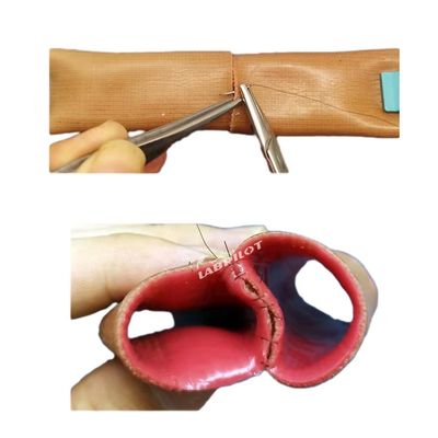 Modelo de entrenamiento de anastomosis intestinal para estudiantes de medicina Práctica de sutura laparoscópica