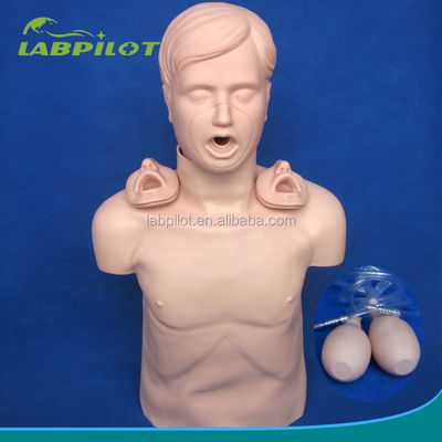 Maniquí de entrenamiento de RCP para adultos con apertura avanzada de las vías respiratorias y simulación de maniobras de Heimlich