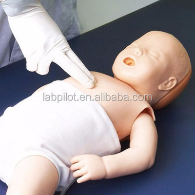 Tamaño de vida humana Niño CPR entrenamiento muñeco Primeros auxilios Cuidado de bebés maniquí Pediatría enseñanza maniquí