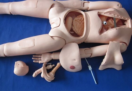 Tamaño de vida humana maniquí de enfermería para pacientes demostración de cuidado cuerpo completo mujer