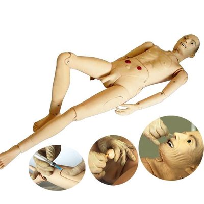 Maniquí de entrenamiento de enfermería para ancianos con función de presión arterial