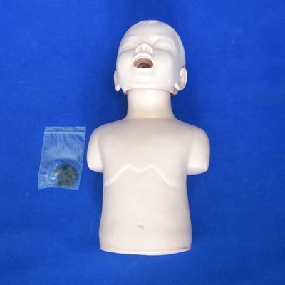 Niño ahogamiento obstrucción de las vías respiratorias maniquí para la formación de primeros auxilios y la práctica de bloqueo