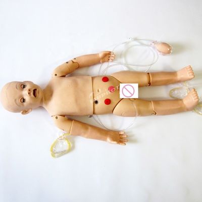 Maniquí integral de atención de maternidad y pediatría para el entrenamiento avanzado de ECG de RCP en PVC
