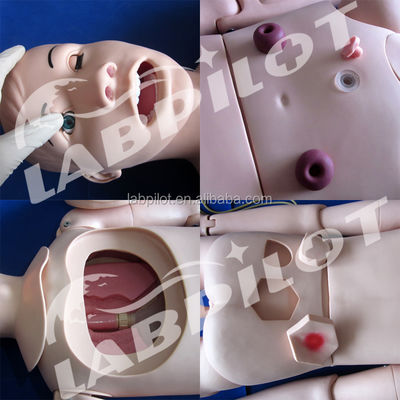 Formación de enfermería masculina y femenina maniquí para pacientes flexibles