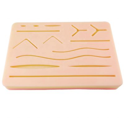 Modelo de entrenamiento de sutura cutánea de silicio de 3 capas perfecto para mejorar la práctica quirúrgica