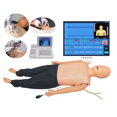 Maniquí de capacitación multifuncional para ciencias médicas RCP AED y práctica de intubación