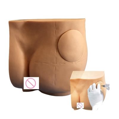 Modelo de práctica de inyección intramuscular de maniquí de cadera profesional para capacitación médica