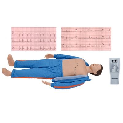 Entrenamiento avanzado de ECG maniquí adulto simulador computarizado para profesionales médicos