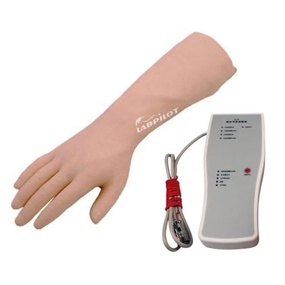 Mejora tus habilidades clínicas demostración con el modelo de punción de la muñeca electrónica