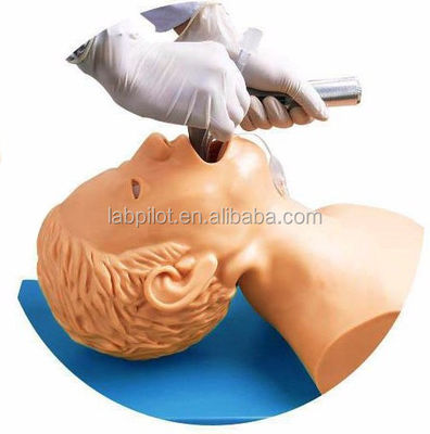 Enseñanza de habilidades de emergencia Intubation Training Simulator con monitor electrónico