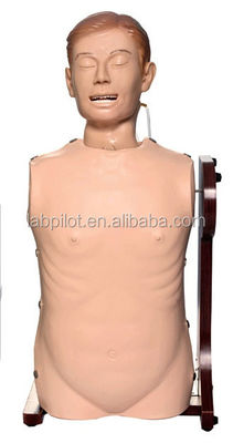 Muñeco de alimentación nasal de tamaño humano para el cuidado de las vías respiratorias y la práctica gastrointestinal