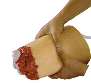 Maniquí para la práctica de formación modelo de hemostasis Trauma primeros auxilios vendaje de extremidad