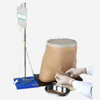 Modelo de simulador de entrenamiento de diálisis peritoneal de tamaño humano con material de PVC avanzado