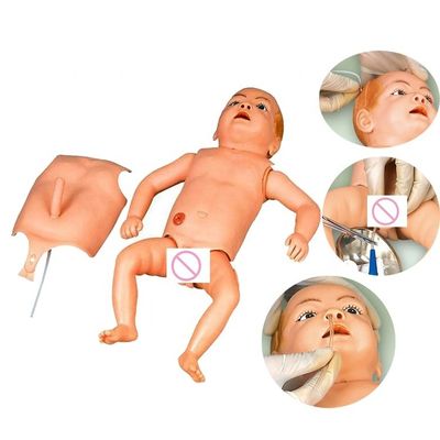 Cuidado de la maternidad y la pediatría maniquí de bebé multifuncional con material avanzado de PVC