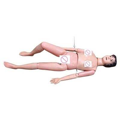 Reanimación básica y capacitación en enfermería maniquí para cuidadores de tamaño humano