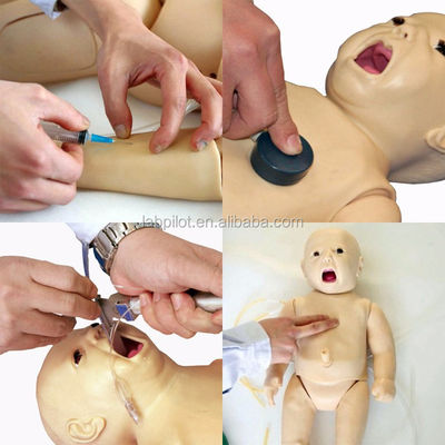 ACLS Enfermería neonatal maniquí tamaño de vida humana Asunto para la enseñanza de ciencias médicas