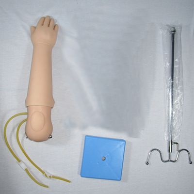 Tamaño de vida humana maniquí portátil bebé entrenamiento de venenctura brazo modelo IV brazo inyección enseñanza mano fantasma