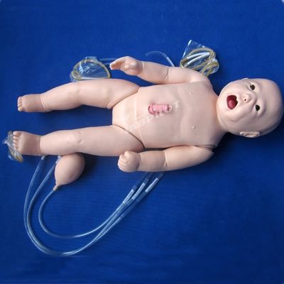 Muñeca de bebé de lactancia viva para la práctica de la enfermería neonatal en el maniquí de tamaño de vida humana