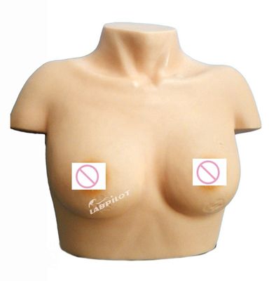 Habilidades ginecológicas Enseñando maniquí para la inspección de mama y simulador de palpación