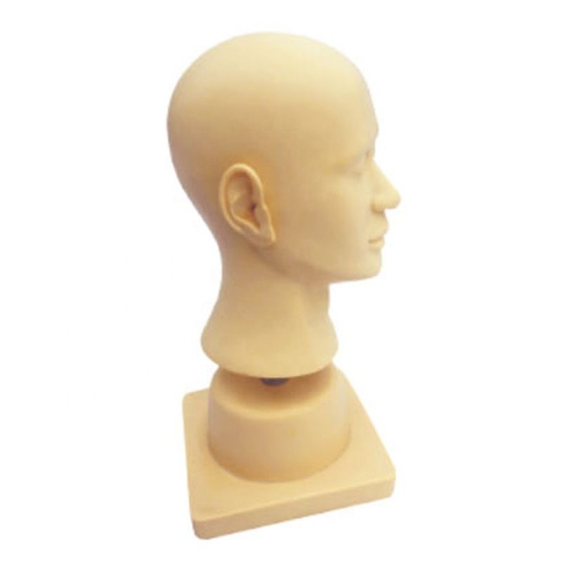 Enseñanza del modelo de oreja y cabeza maniquí con simulador de riego del canal auditivo externo