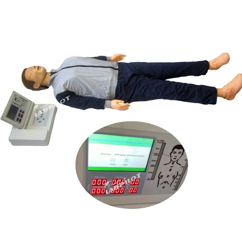 Muñeco avanzado de RCP con impresora para entrenamiento médico de primeros auxilios muñeco y PVC
