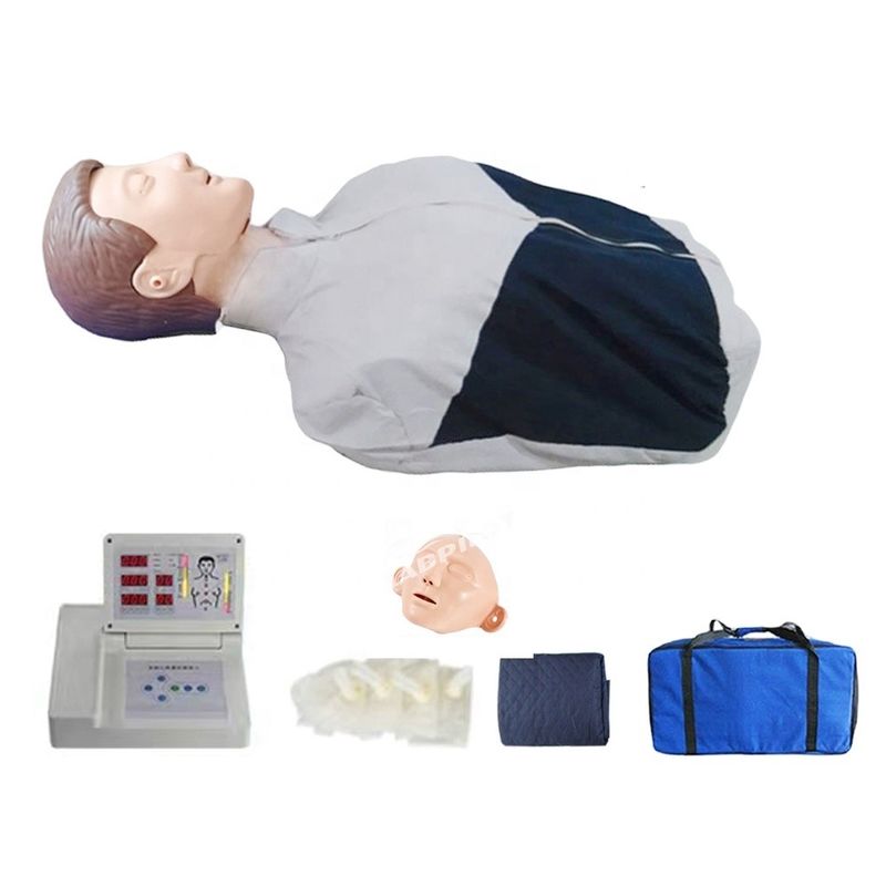 Ciencias Médicas Adultos RCP del torso maniquí para habilidades de emergencia Modelo de práctica