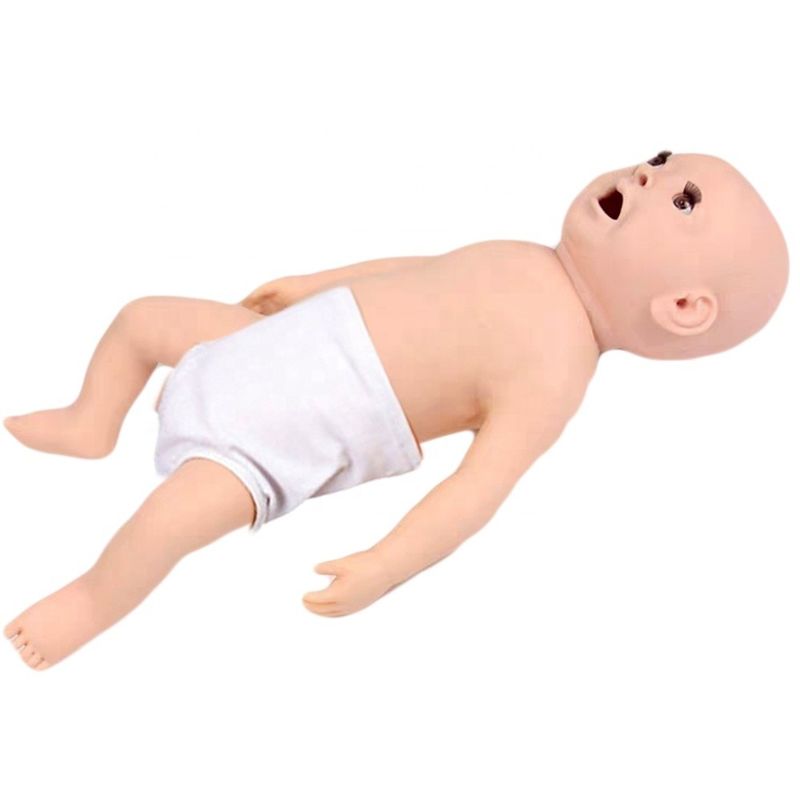 Rescate de bebés Bebés neonatales maniquí de intubación oral y nasal para entrenamiento de RCP simple