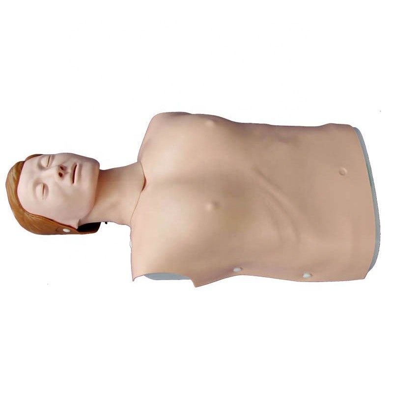 Entrenamiento de RCP de mitad de cuerpo maniquí para clínicas de hospitales y universidades práctica de técnicas de RCP