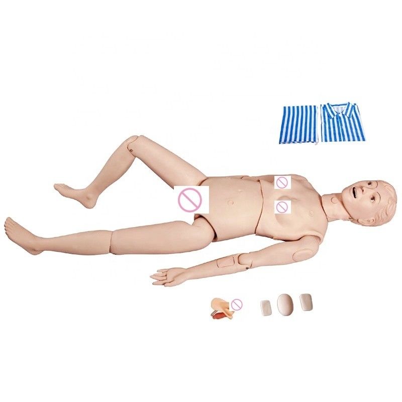 Ciencias Médicas Tipo básico Femenino Simulador de entrenamiento de maniquí de enfermería con PVC avanzado
