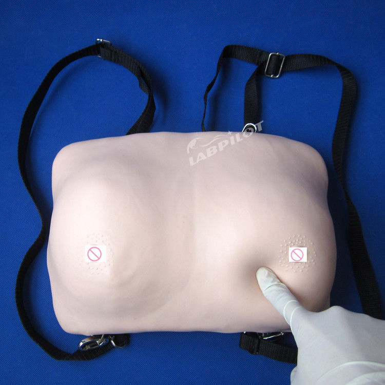 Entrenamiento de autoexamen de mama maniquí modelo de piel realista para el cuidado ginecológico
