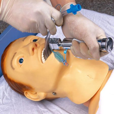 Simuladores de enseñanza médica Formación de enfermería maniquí para alimentación y intubación por tubo NG