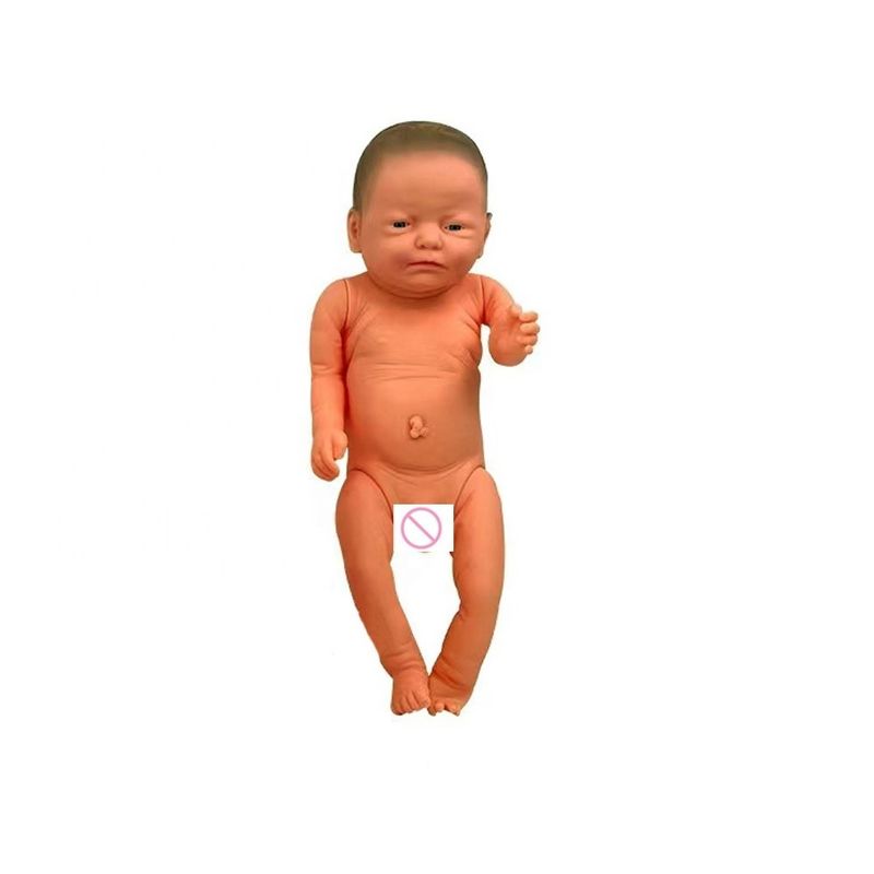 Tamaño de la vida humana Maniquí de entrenamiento de maternidad y atención pediátrica con cuerpo de plástico blando