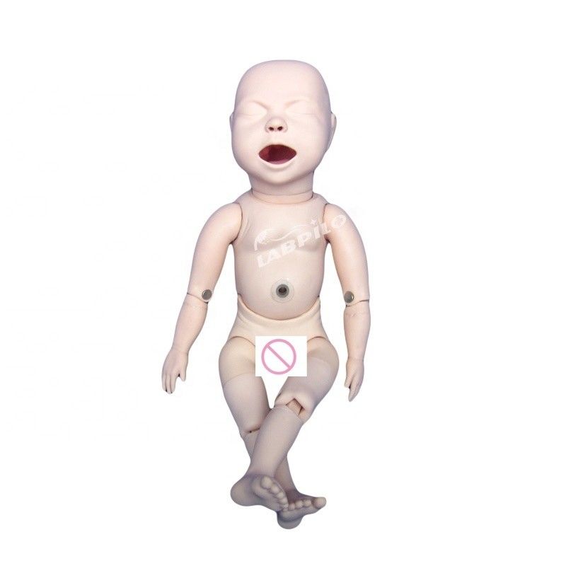 Muñeco de bebé recién nacido Flexible El maniquí de enseñanza final para la formación en ciencias médicas