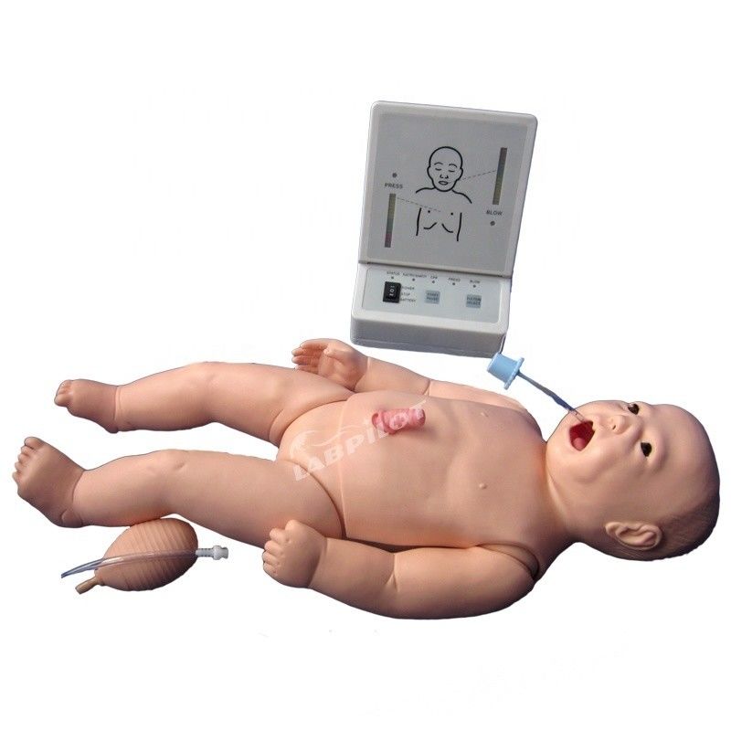 Muñeca de bebé de lactancia viva para la práctica de la enfermería neonatal en el maniquí de tamaño de vida humana